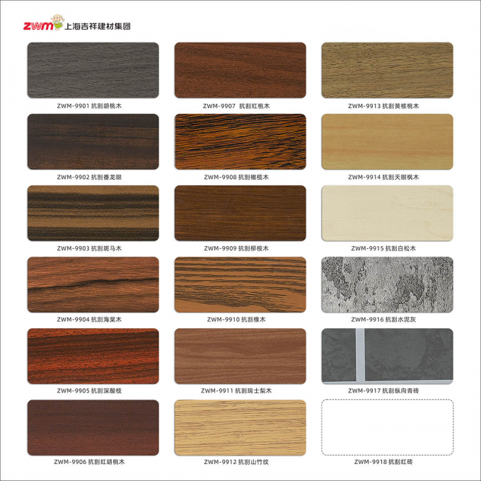 Mehr als 100 Größen und Farben UV-Druckbeschichtung Aludong Marke ACP Aluminium-Verbundplatte für Beschilderung Dekoration 9