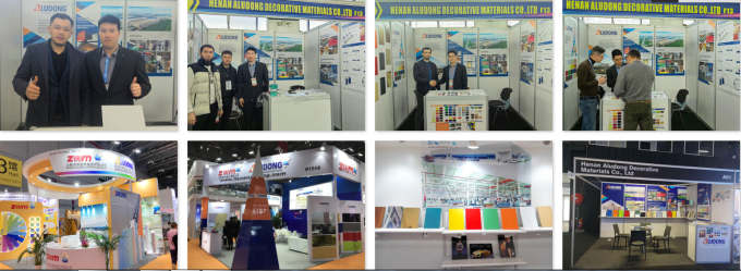 Mehr als 100 Größen und Farben UV-Druckbeschichtung Aludong Marke ACP Aluminium-Verbundplatte für Beschilderung Dekoration 17