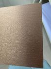 Weatherproof Brushed Aluminum Composite Panel 3mm Thickness