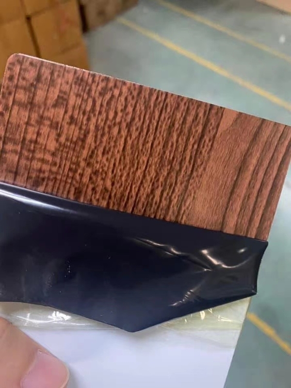 6mm hölzernes Endaluminium-zusammengesetzte Plastikplatten für Innenausstattung