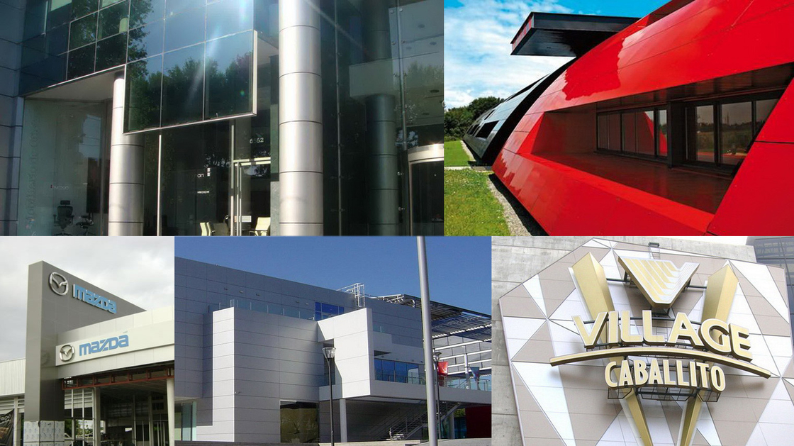 PVDF-Aluminium-Verbundplatten mit Nano-PVDF-Beschichtung und selbstreinigender Nanometerfarbe für elegante architektonische Dekoration und 15-