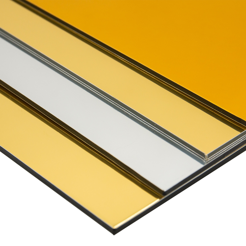 Alucobond-PVDF-Aluminium-Verbundplatten mit unzerbrechlichem Kern und glänzender Oberfläche