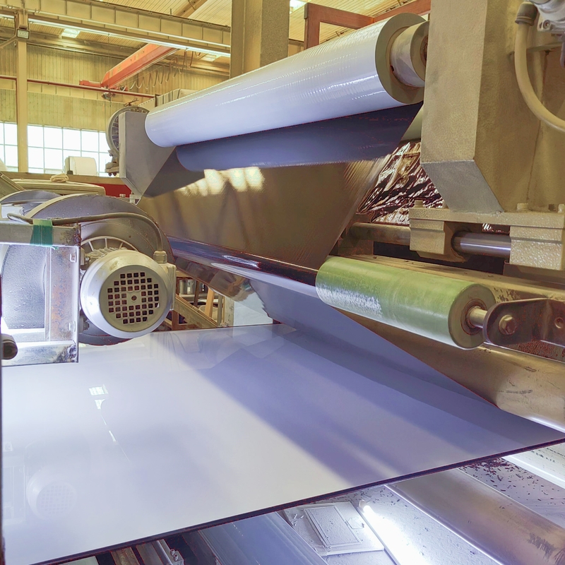 Unzerbrechliche PE-Kern-Aluminium-Verbundplatte 3 mm glänzend weiß ACM ACP für Baustoffe