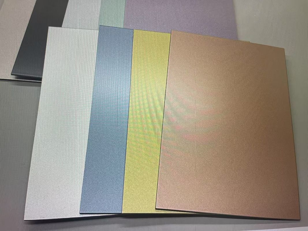 Fast Delivery 1220*24400mm Aluminum Composite Panel PE PDVF Coating, Marble Pattern, for Mall Hall Hotel Decoration Customized