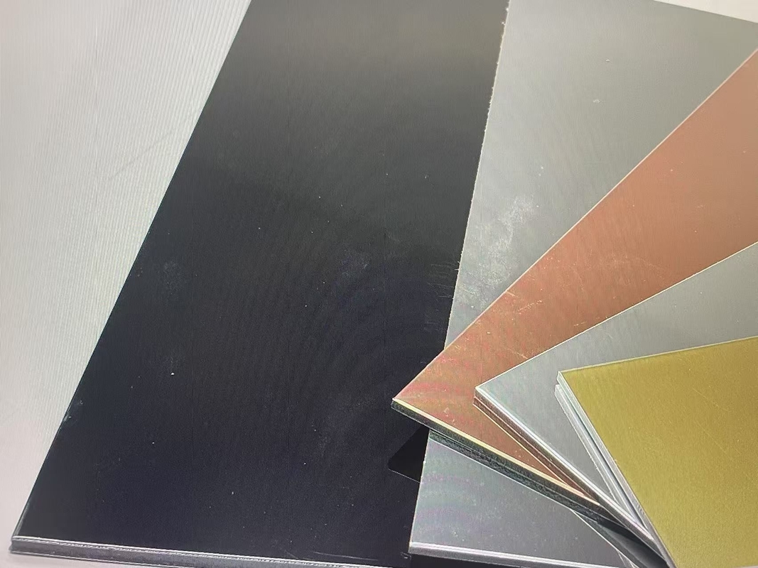 Schutznano-PVDF-Beschichtung aus gebürstetem Aluminium-Verbundwerkstoff für architektonische Dekorationen