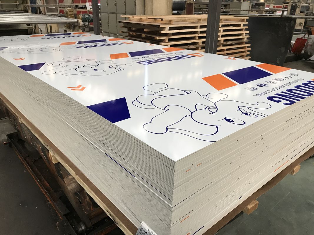 Hot Sale Aluminium-Verbundplatten 4x8 ft PVDF PE beschichtet feuerfest Leichtgewicht