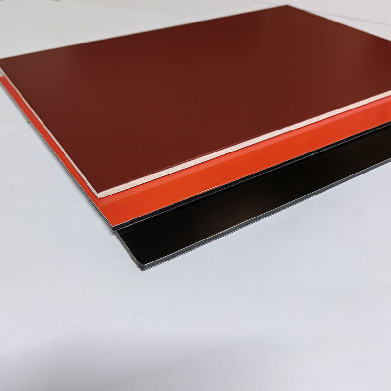 4 mm B1 feuerfeste Aluminium-Verbundplatte A2 ACP/ACM für Außenbaumaterialien