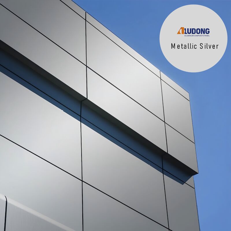 Langlebige, leichte, wetterfeste 4 mm PVDF-beschichtete Aluminium-Verbundplatten für Fassadenverkleidungen im Außenbereich
