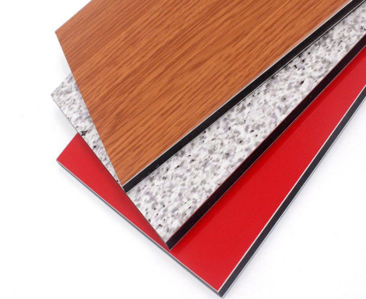 OEM-Fabrik Holzkorn ACP 4mm, PVDF-Beschichtung, Kratzfeste Oberfläche für Außen-Innenwandverkleidung Bestseller