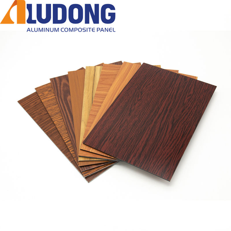 OEM Factory Wood Grain ACP 4mm, PVDF Coating, Anti-Scratch Surface for Exterior Interior Wall Cladding Best Seller