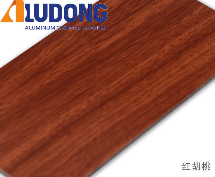OEM Custom 1220*2440mm ACM Panel PE PVDF Coating, Wood Grain Option, for Ceiling & Interior Decor Factory Price