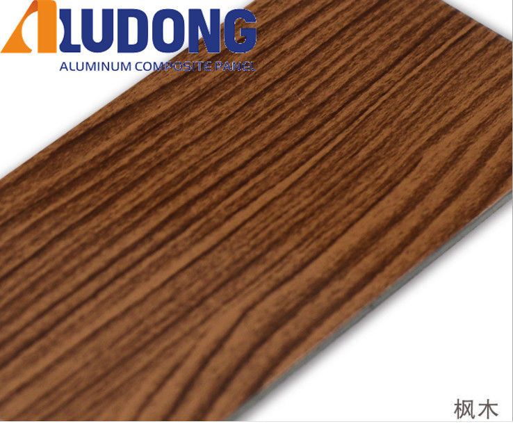 OEM Custom 1220*2440mm ACM Panel PE PVDF Coating, Wood Grain Option, for Ceiling & Interior Decor Factory Price