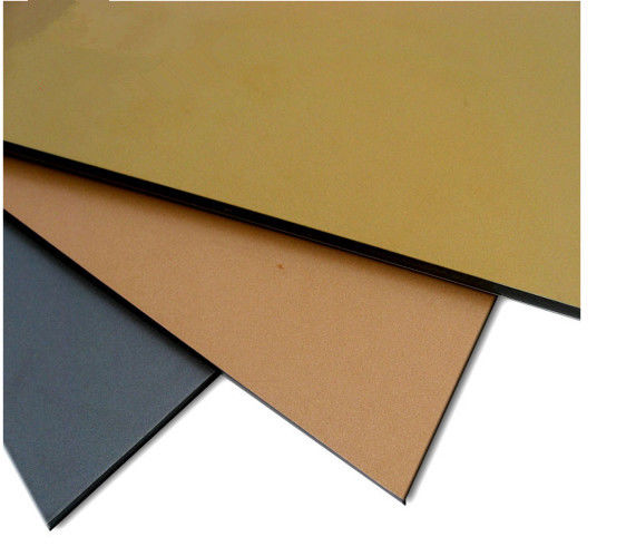 Spiegelpolierte Aluminiumplatte 0,04-0,5 mm Polyethylenkern 30%-70% Glanz 1220-2000 mm ISO-zertifiziert