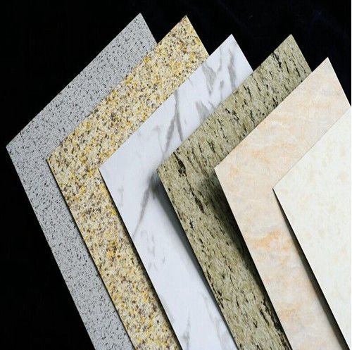 Hot Sale 4x8 ft Marmormuster ACM PE Beschichtung, Matte Oberfläche, einfache Installation für Mall Innenwand ISO 9001 Fabrik
