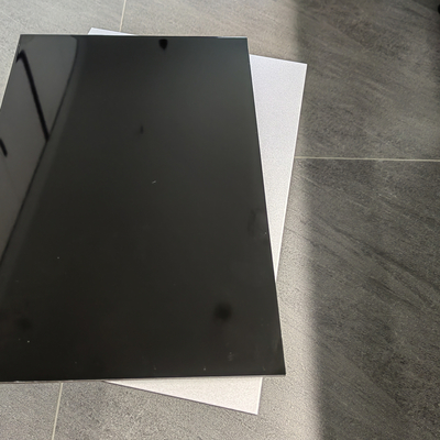 Schwarzes Farbe-PET Aluminium-zusammengesetzte Platte 1250mm für Innenausstattung