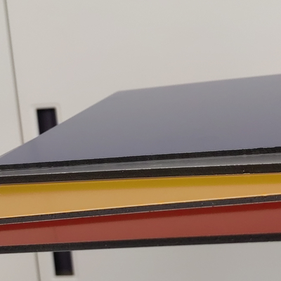 PET 1220*2440*3 bedeckt zusammengesetztes Platte AluminiumaCP 1500mm ZWM-87
