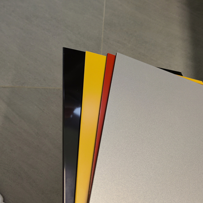 3mm PET zusammengesetzte glatte Aluminiumfarbe Platten-2440mm für Signage