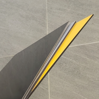 1220mm PVDF zusammengesetzte Acm Aluminiumplatte für das Errichten der externen Wand-Umhüllung