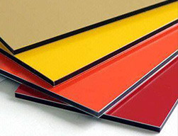 zusammengesetzte Aluminiumplatte 4mm ACPs mit PVDF-Beschichtung 2440mm für Außenwand-Umhüllung