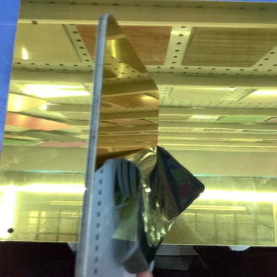 Spiegel Fertigplatte aus Aluminium 2440 mm Länge für Innenwandverkleidung