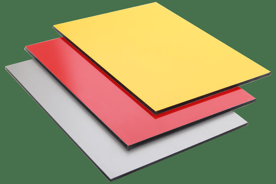 Hochglanz FEVE Aluminium-Verbundplatte mit leuchtenden Farben