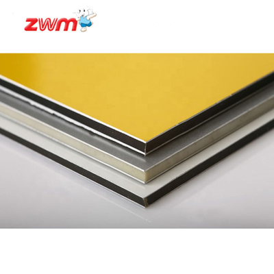 3050mm Länge Bürste Aluminium Polyvinylidene Fluorid Panel für glatte und langlebige Oberflächen