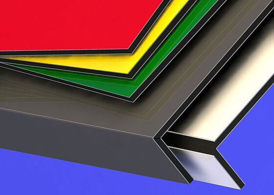 ALUDONG Hochglanz FEVE Aluminium-Verbundplatte mit Langlebigkeit
