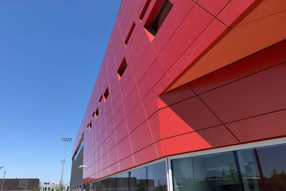 Hochglanz Aluminium-Verbundplatten mit PVDF-Beschichtung Endschutz für Ihre Gebäude Oberfläche