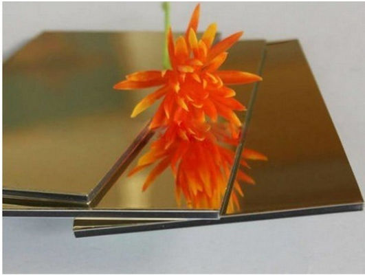 Witterungsbeständige und feuerfeste Spiegel-Aluminium-Verbundplatten für den modernen Bau