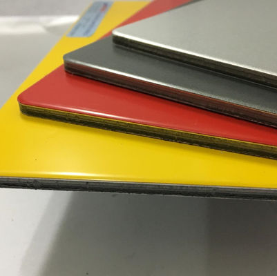 Zusammengesetzte Aluminiumplatte Acm PVDF für Zwischenwand und errichtende Umhüllung